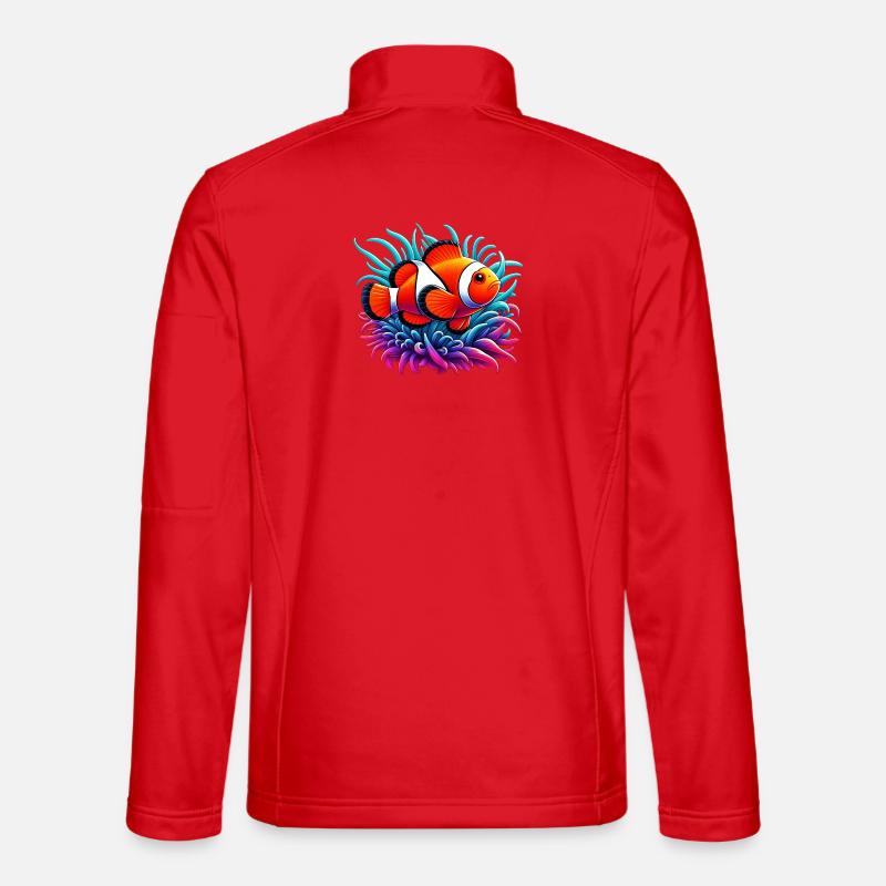 Clownfish - Unisex Softshell Jacket - red