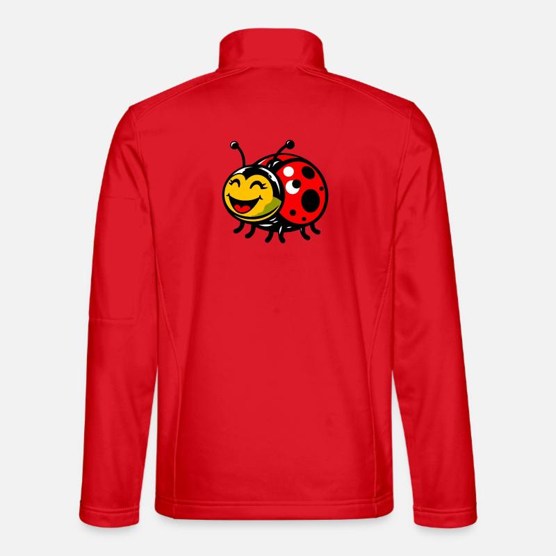 Marienkäfer - Unisex Softshelljacke - Rot