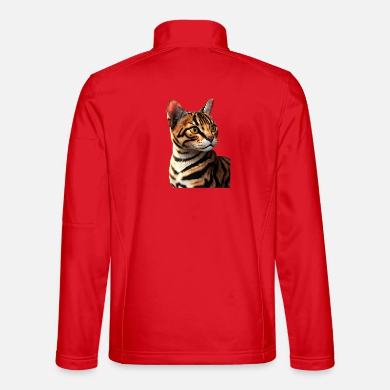 Chat Bengal Chat Léopard Chat Leopardette Chats Bengale Veste en tissu softshell Unisexe