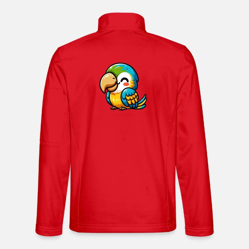 Parrot - Unisex Softshell Jacket - red
