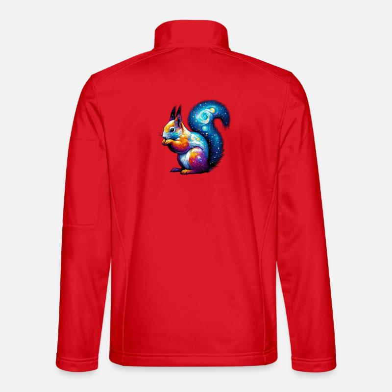 Ekorre - Softshelljacka unisex - röd