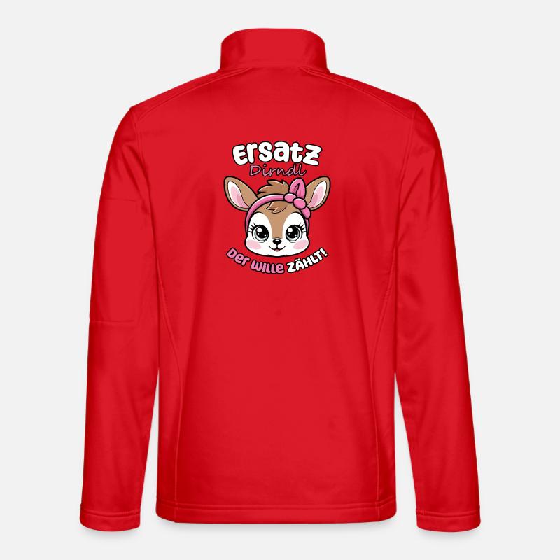 Kawaii Hirsch says replacement dirndl, the will counts! Unisex Softshell Jacket