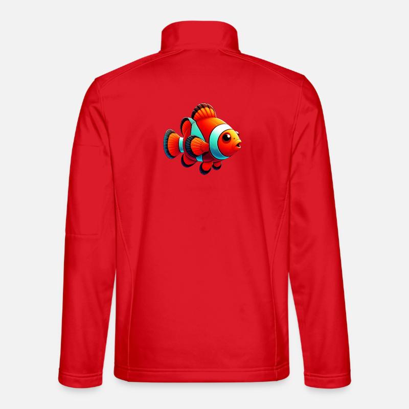 Clownfisch Unisex Softshelljacke