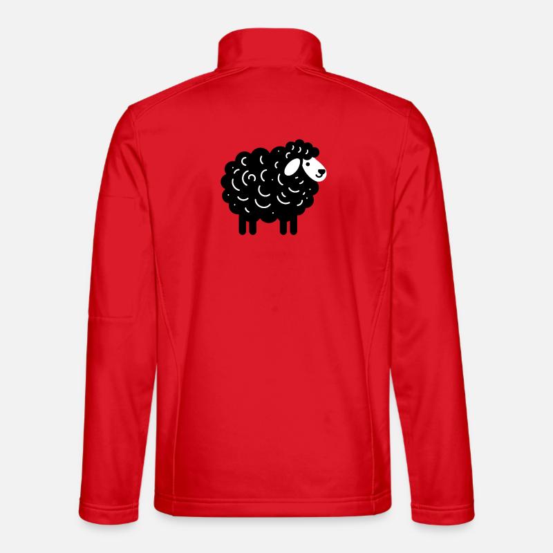 Black Sheep - Unisex Softshell Jacket - red
