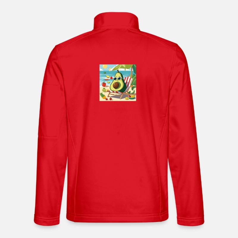 vegan, vegetarisch, veganer Humor - Unisex Softshelljacke - Rot