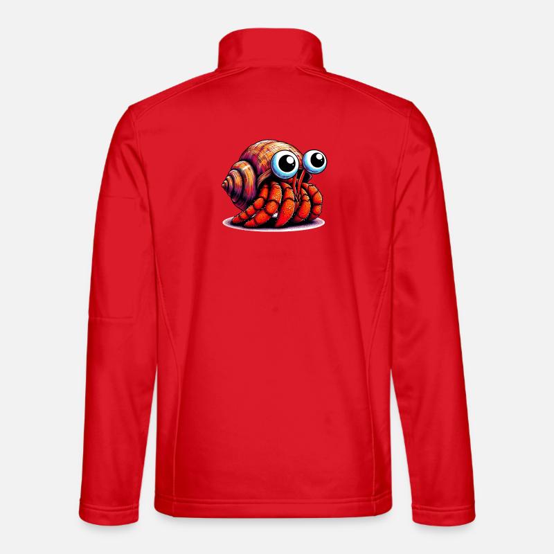Einsiedlerkrebs - Unisex Softshelljacke - Rot