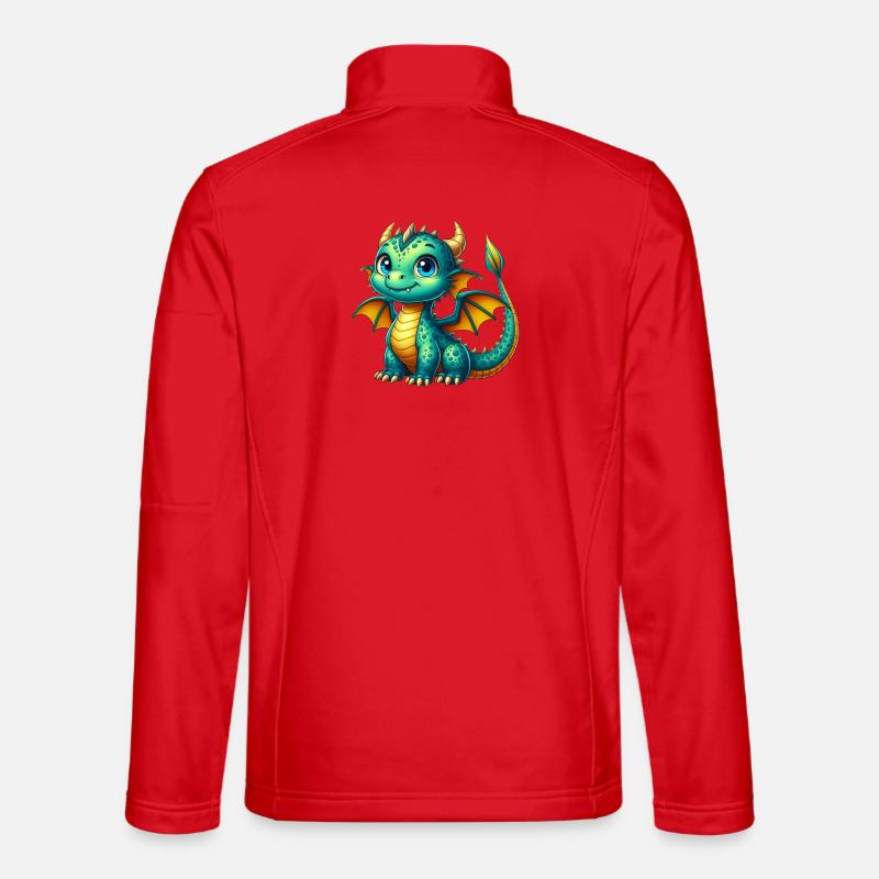 Dragon - Unisex Softshell Jacket - red