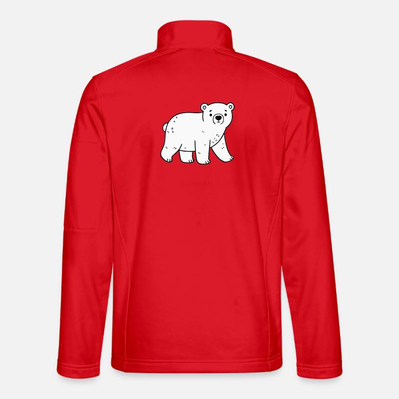 Eisbär - Unisex Softshelljacke - Rot
