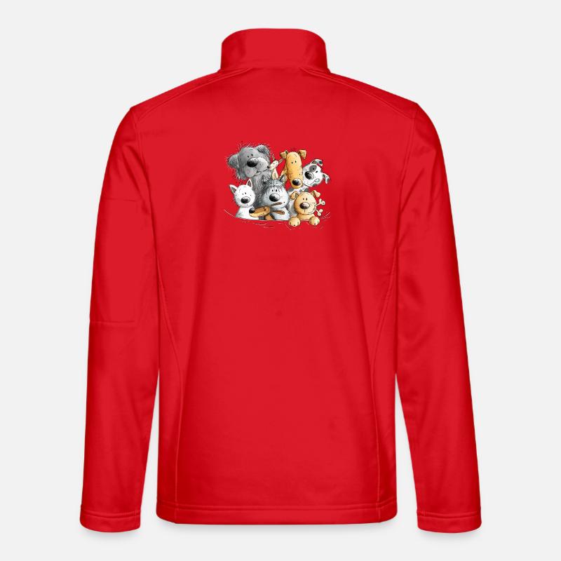 Pack chien caca de chien Veste en tissu softshell Unisexe