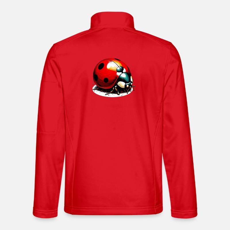 Marienkäfer - Unisex Softshelljacke - Rot