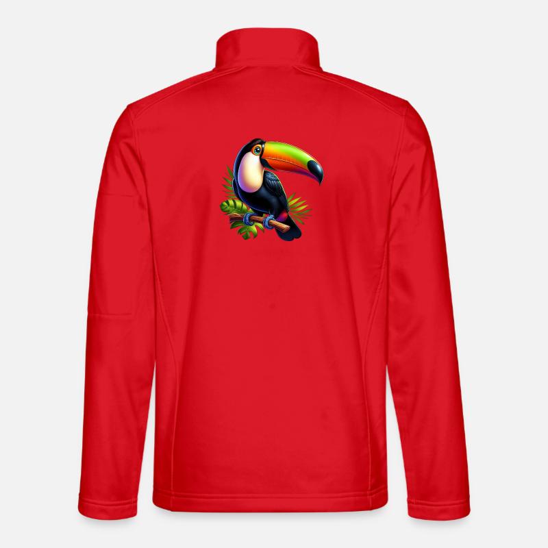 Tukan - Unisex Softshelljacke - Rot