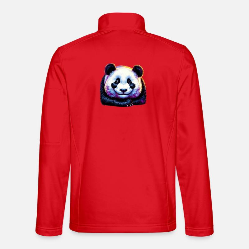 Panda - Unisex Softshell Jacket - red