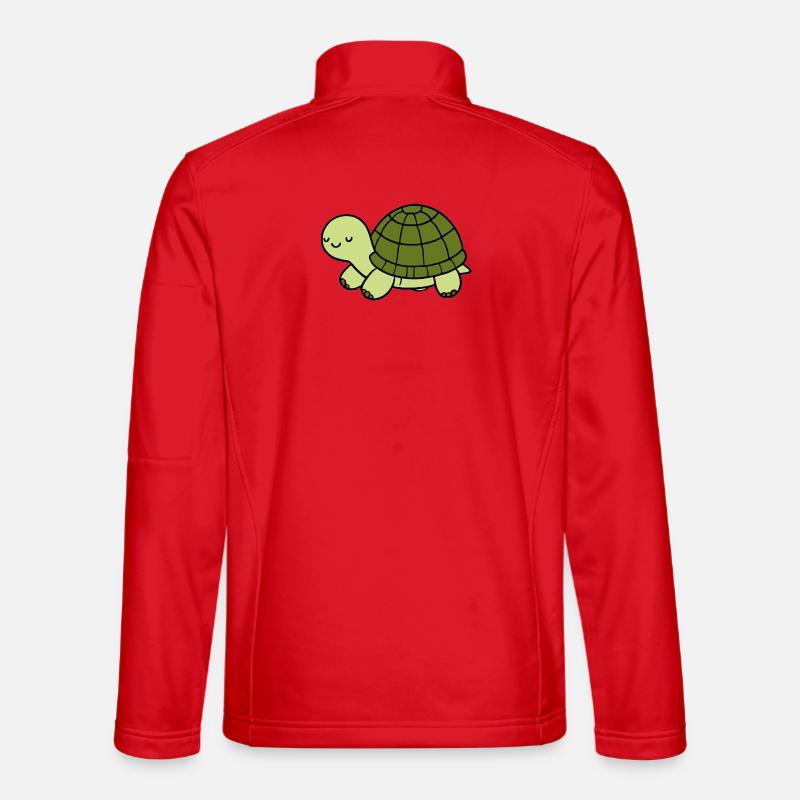 Turtle - Unisex Softshell Jacket - red