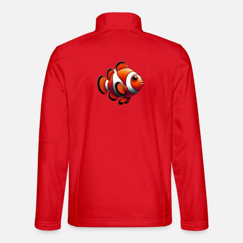 Clownfish - Unisex Softshell Jacket - red