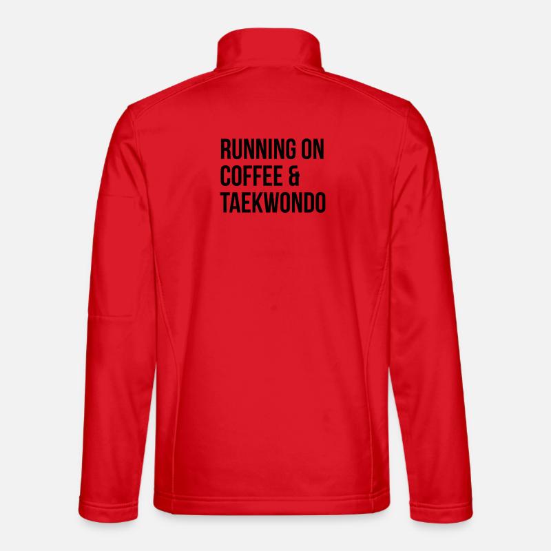 Taekwondo - Unisex Softshelljacke - Rot