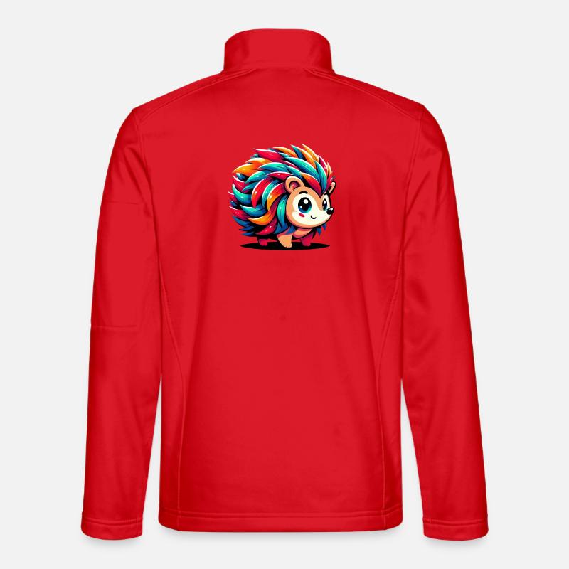 Igel - Unisex Softshelljacke - Rot