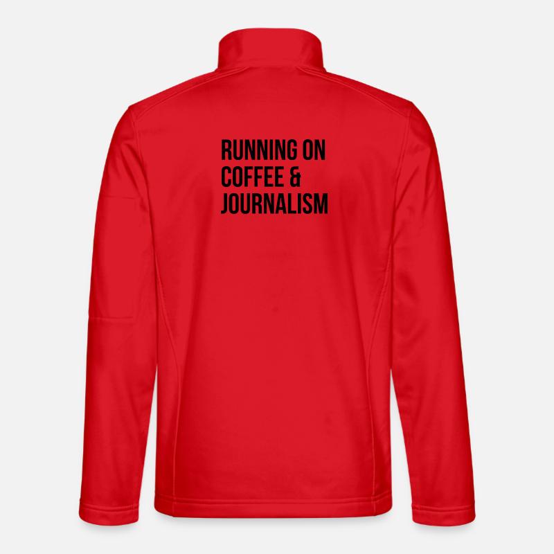 Journalismus - Unisex Softshelljacke - Rot