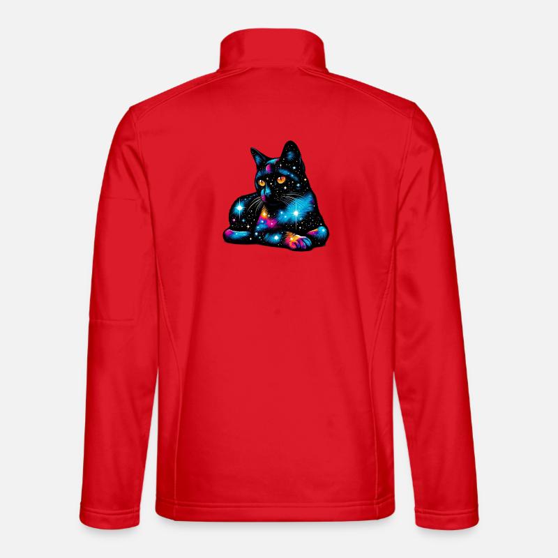 Cat - Unisex Softshell Jacket - red