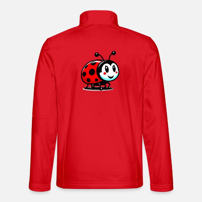 Marienkäfer - Unisex Softshelljacke - Rot