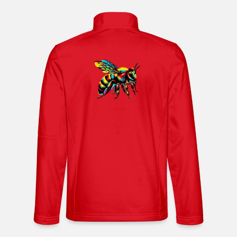 Bee - Unisex Softshell Jacket - red