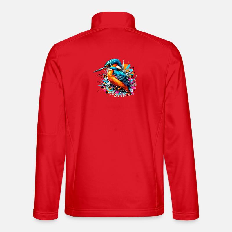 Kingfisher - Unisex Softshell Jacket - red