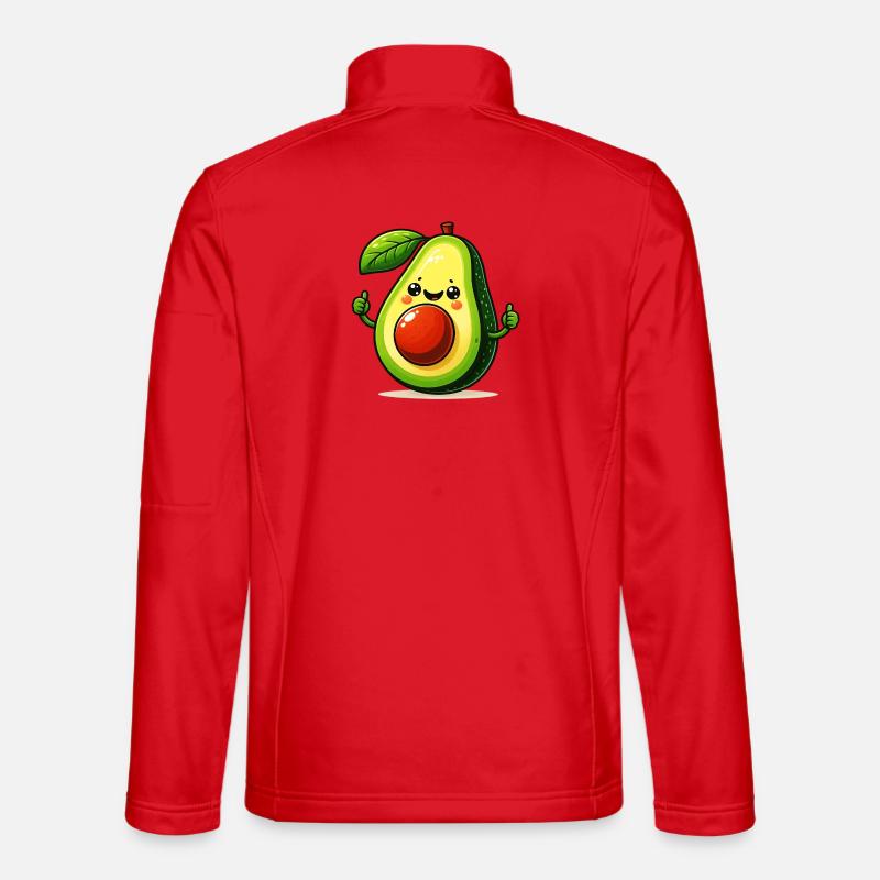 Avocado - Unisex Softshelljacke - Rot