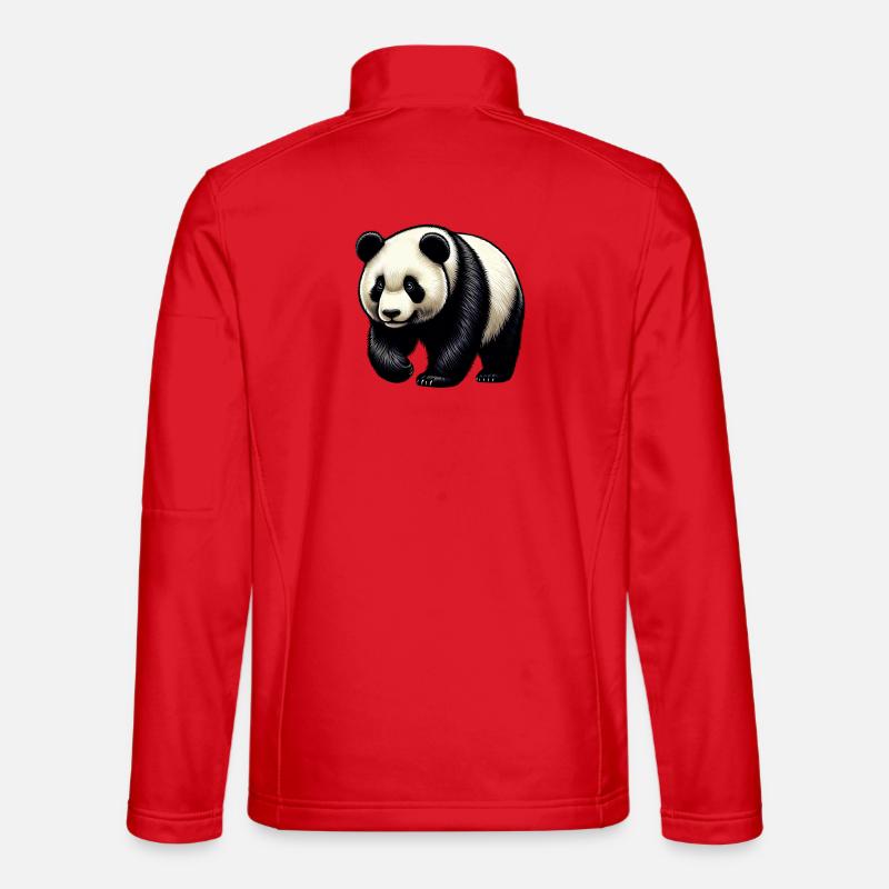 Panda Unisex Softshelljacke
