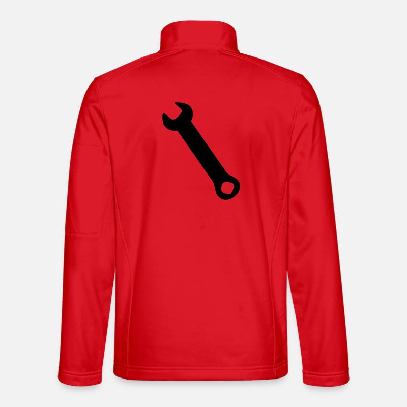 Wrench Silhoue - Unisex Softshell Jacket - red