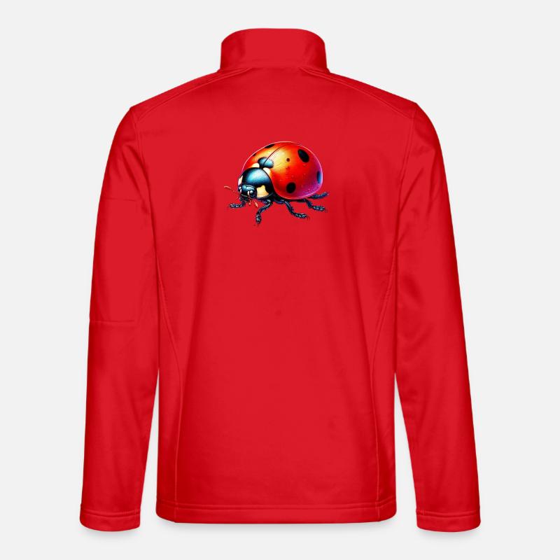 Marienkäfer - Unisex Softshelljacke - Rot