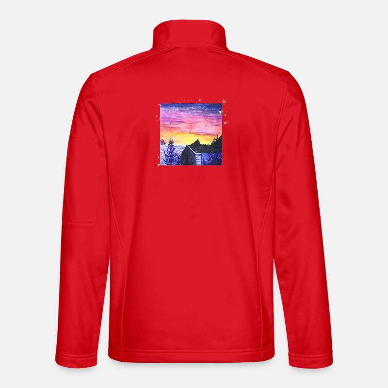 WinterSonne - Sonja Ariel von Staden - Unisex Softshell Jacket - red