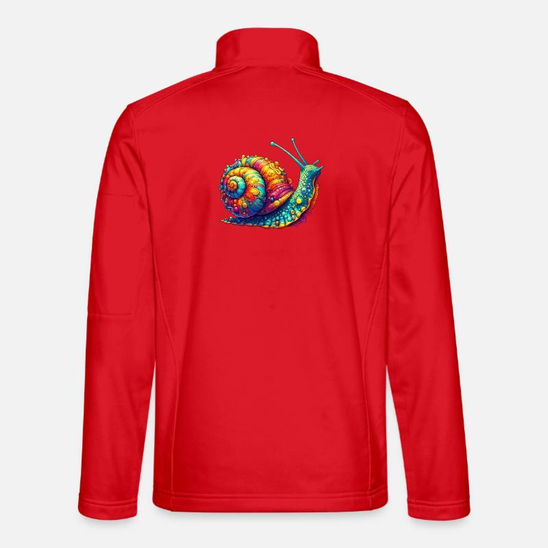 Schnecke - Unisex Softshelljacke - Rot