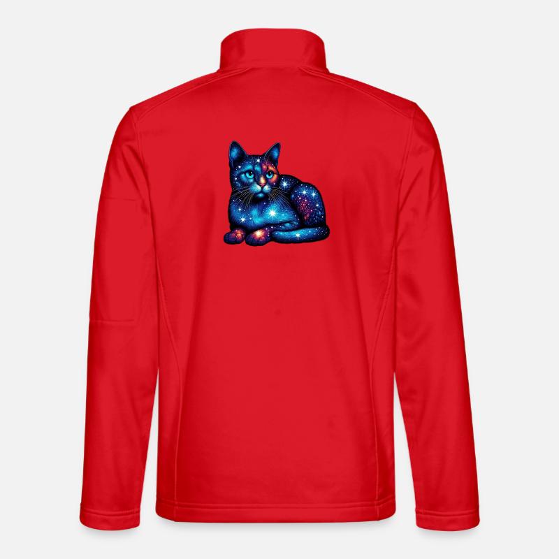Katze - Unisex Softshelljacke - Rot