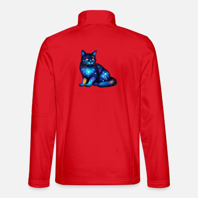 Cat - Unisex Softshell Jacket - red