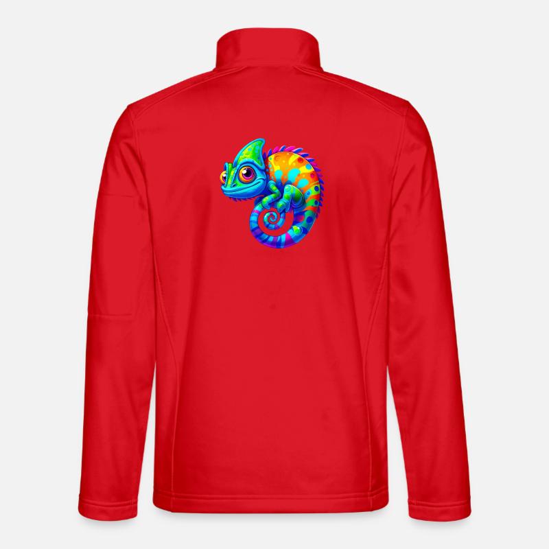 Chamäleon - Unisex Softshelljacke - Rot