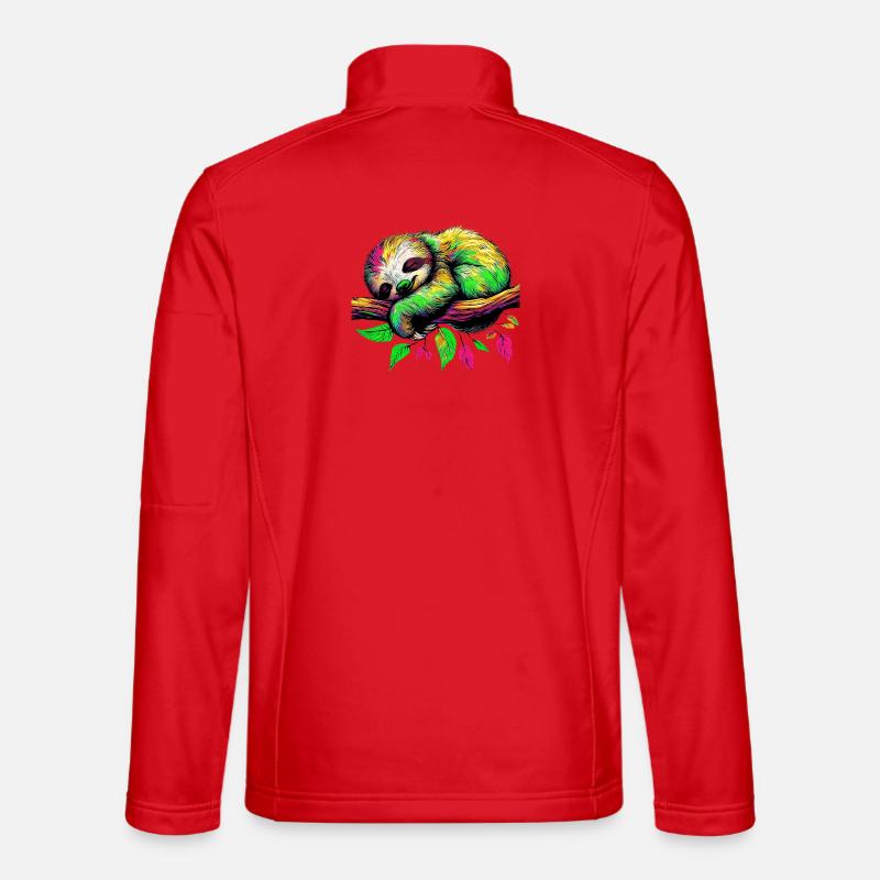 Faultier - Unisex Softshelljacke - Rot