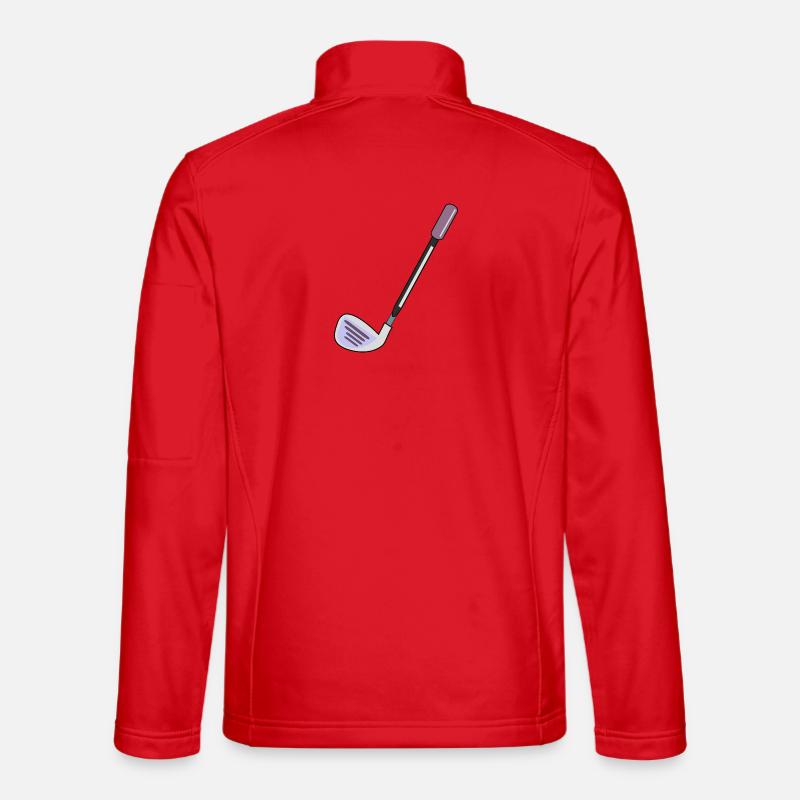 GOLFSCHLÄGER GOLFSPIELEN - Unisex Softshelljacke - Rot