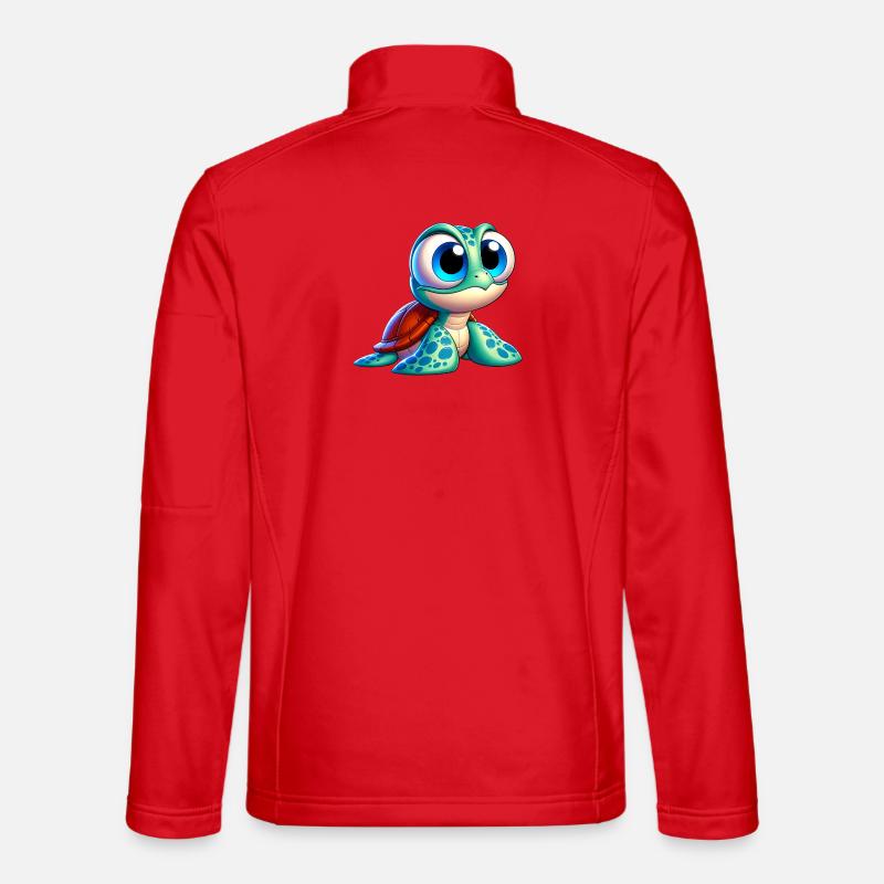 Turtle - Unisex Softshell Jacket - red