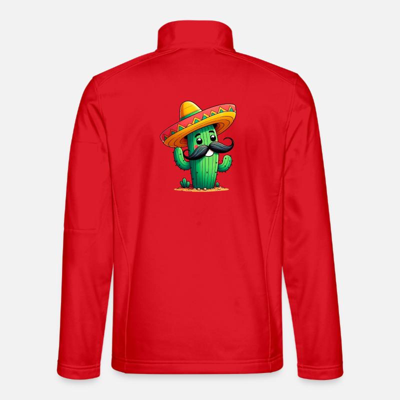Cactus - Unisex Softshell Jacket - red