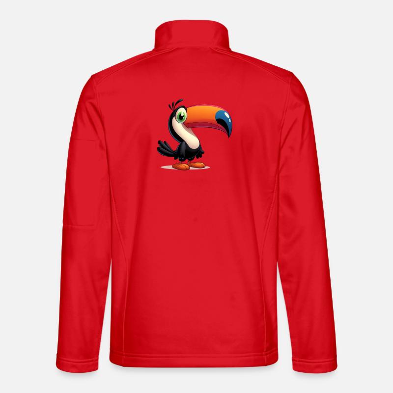 Tukan - Unisex Softshelljacke - Rot