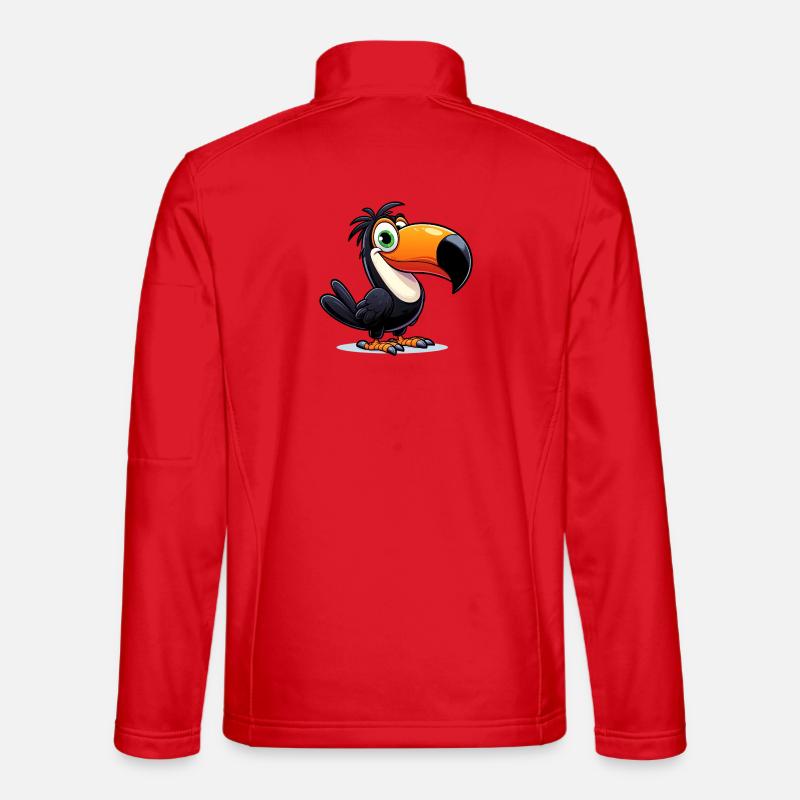 Toucan - Unisex Softshell Jacket - red