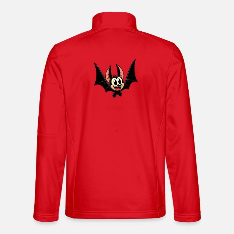 Bat - Unisex Softshell Jacket - red
