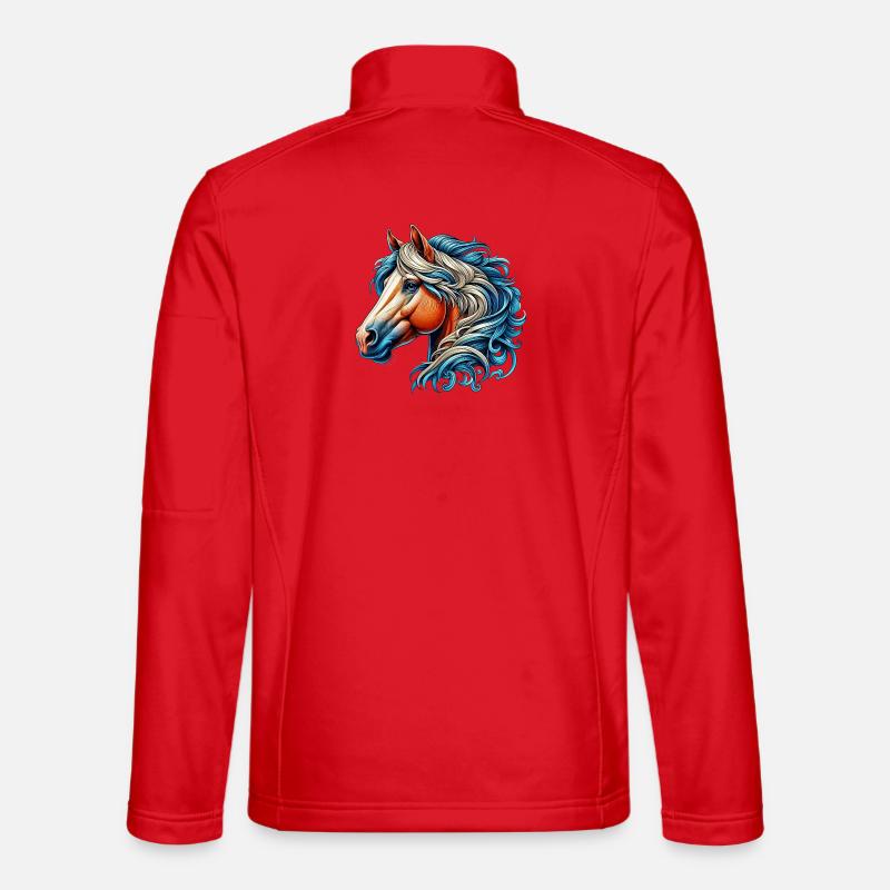 Cheval Veste en tissu softshell Unisexe