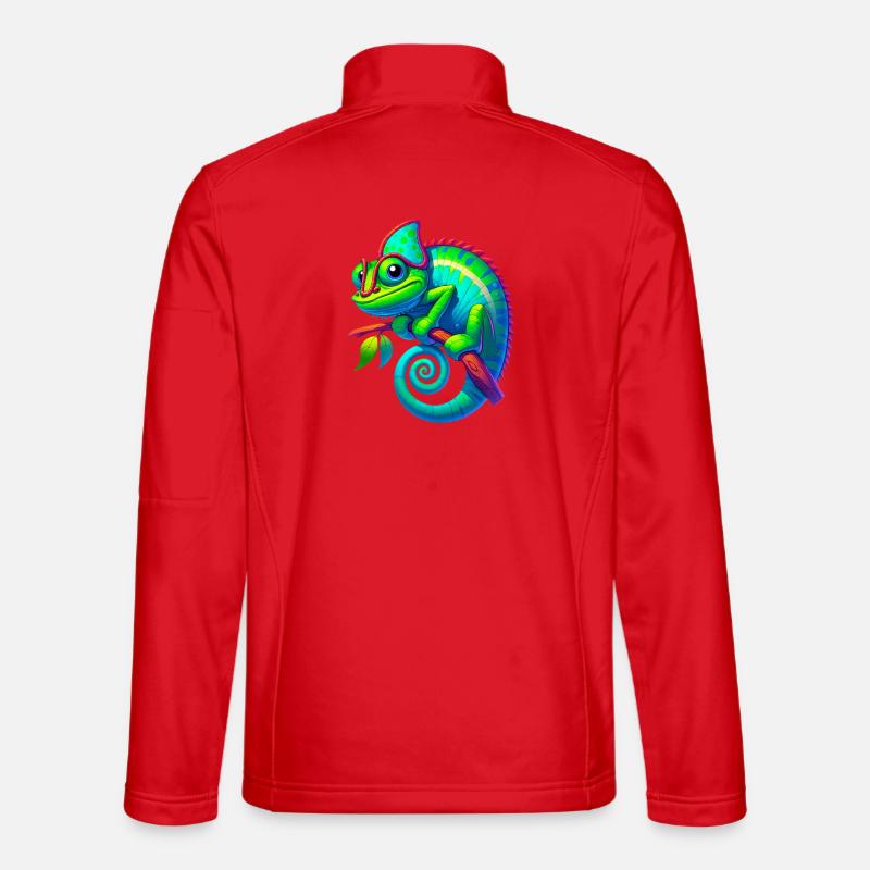 Chamäleon - Unisex Softshelljacke - Rot