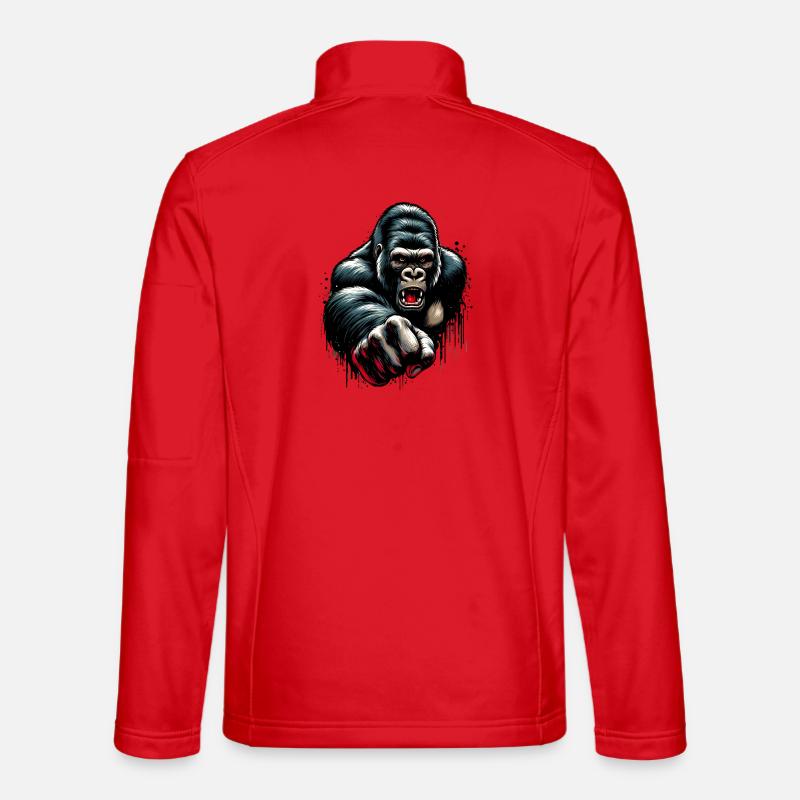 Gorilla - Unisex Softshell Jacket - red