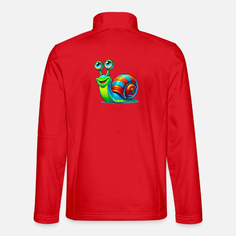 Snail - Unisex Softshell Jacket - red