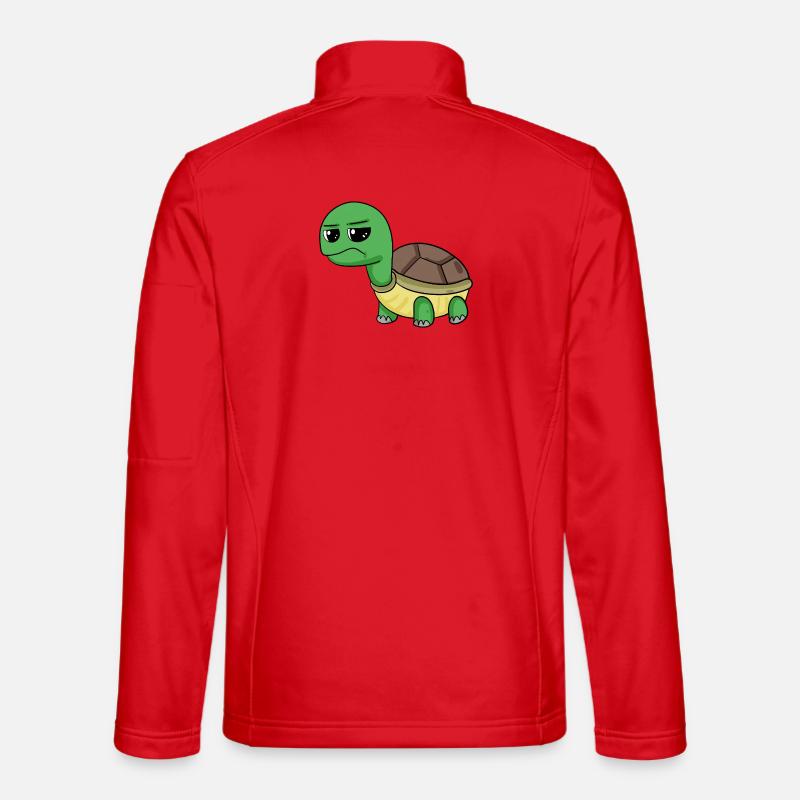 Schildkröte - Unisex Softshelljacke - Rot