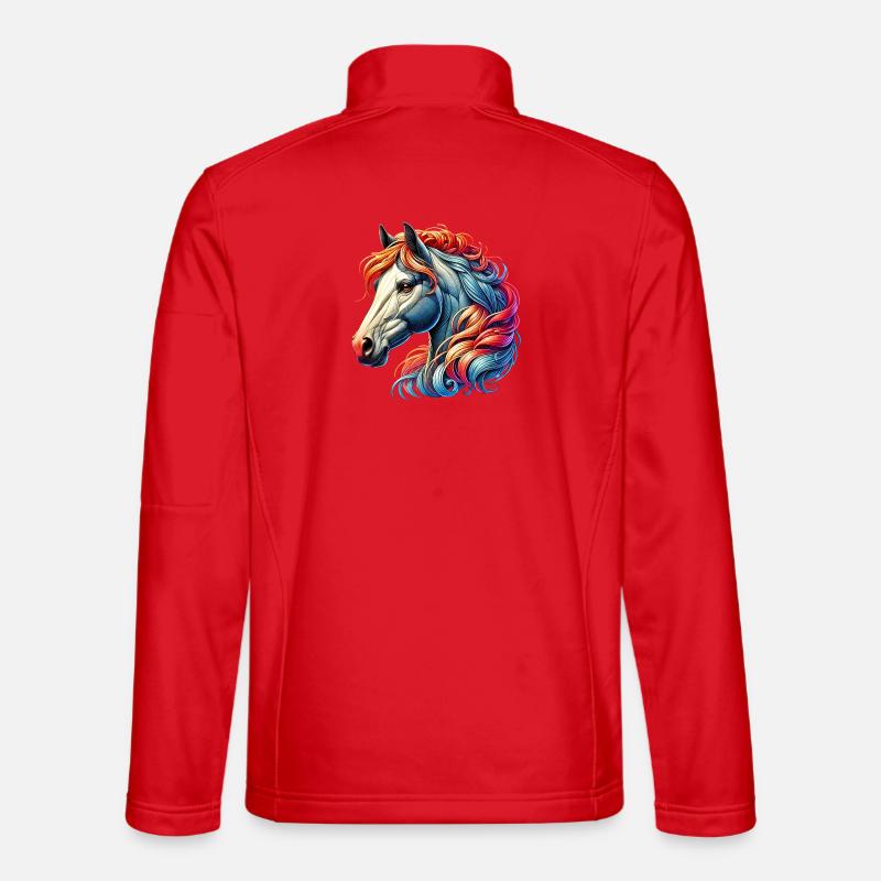 Cheval Veste en tissu softshell Unisexe