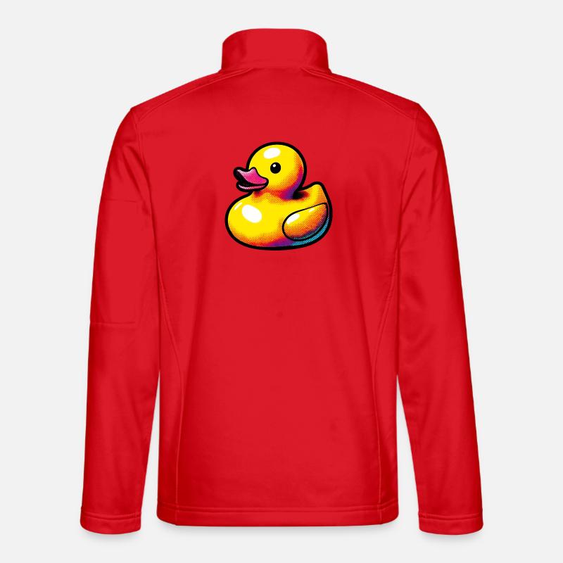 Duckling Duck Duck Duck - Unisex Softshell Jacket - red