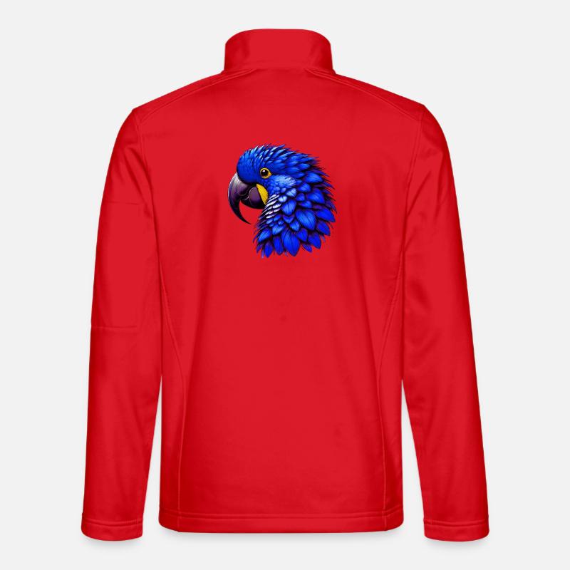 Papagei - Unisex Softshelljacke - Rot