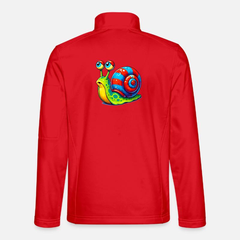 Schnecke - Unisex Softshelljacke - Rot